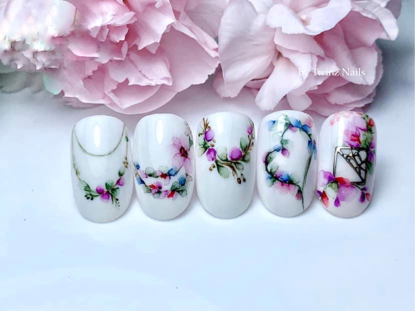 Watercolour nails outlet